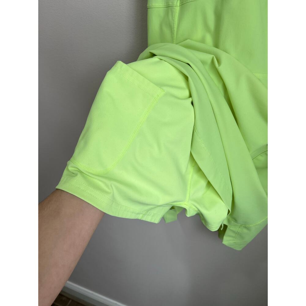 Fabletics One Cargo Activewear Dress Neon Spark Green Size L Gymwear - Picture 5 of 5